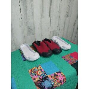 Muvez Dual Sole Men's Size 8 Slip On Sneakers Comfort Shoe Red Casual